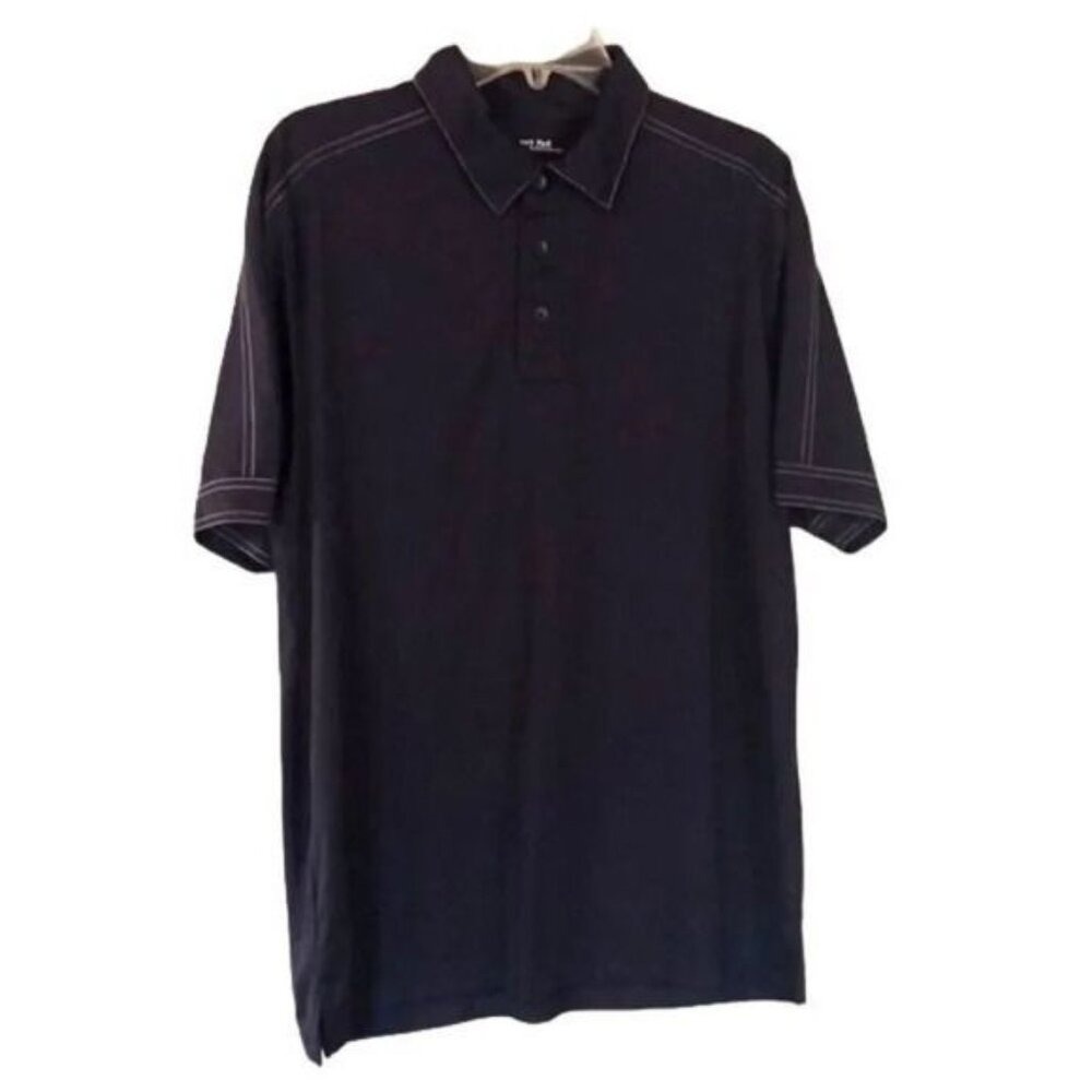 Sport Tek by Port Authority Mens Polo Shirt Golf Athletic Blue Large